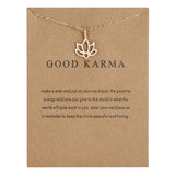 FASHIONA - ketting Good Karma verguld - dames