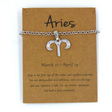 FASHIONA damesketting zodiac ram, aries sterrenbeeld van roestvrij staal. Fashion, mode