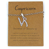 FASHIONA damesketting zodiac steenbok, capricorn sterrenbeeld van roestvrij staal. Fashion, mode