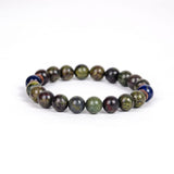 kralenarmband dragon blood en blauwe lapis. Fashion, armband, mode, accessoire