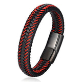 FASHIONA - Stijlvolle leren armband - Heren