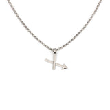 FASHIONA damesketting. Zodiac, sterrenbeeld Boogschutter. Roestvrij staal