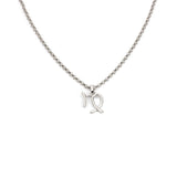FASHIONA damesketting. Zodiac, sterrenbeeld Maagd. Roestvrij staal