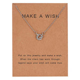 FASHIONA - ketting halve maan en ster - dames