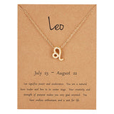 FASHIONA - ketting sterrenbeeld Leeuw verguld - dames
