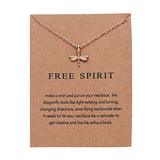 FASHIONA - ketting libelle verguld - dames