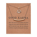 FASHIONA - ketting lotus plus - verguld - dames