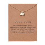 FASHIONA - ketting geluksolifant verguld - dames