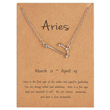 Damesketting sterrenbeeld zodiac ram. Roestvrij staal