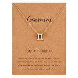 FASHIONA - ketting sterrenbeeld Tweelingen verguld - dames