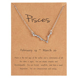FASHIONA - ketting sterrenbeeld Vissen - dames