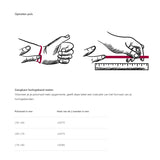 FASHIONA - Moderne stijl horlogeband donkerbruin - Heren