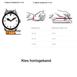 FASHIONA - Vintage stijl horlogeband bruin - Heren