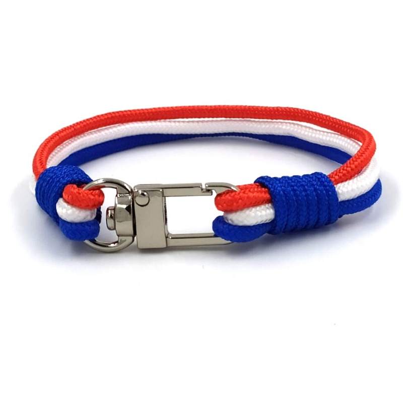 Opvallende Armband met Franse Vlag design Opvallende Armband met Franse Vlag design